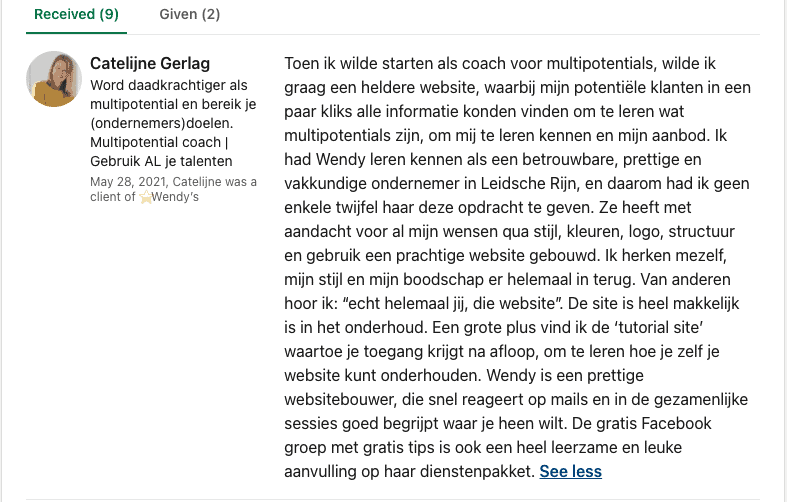 review Catelijne Gerlag