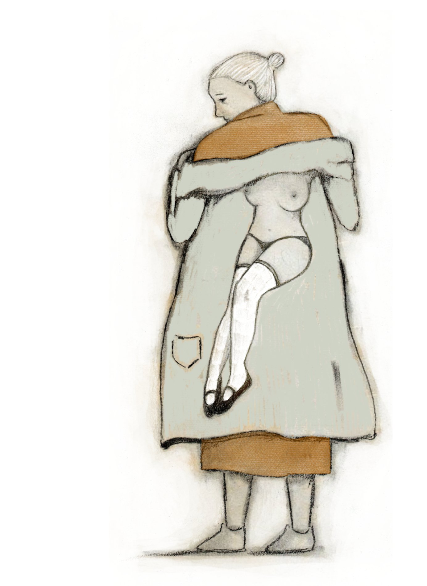 ik was dat meisje - illustratie vpro gids- Irma van Osch ik was dat meisje - illustratie vpro gids- Irma van Osch