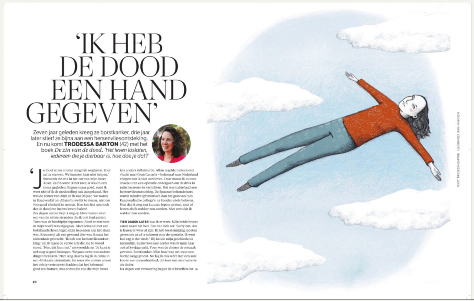 de dood een hand geven illustratie mezza irma van osch de dood een hand geven illustratie mezza irma van osch