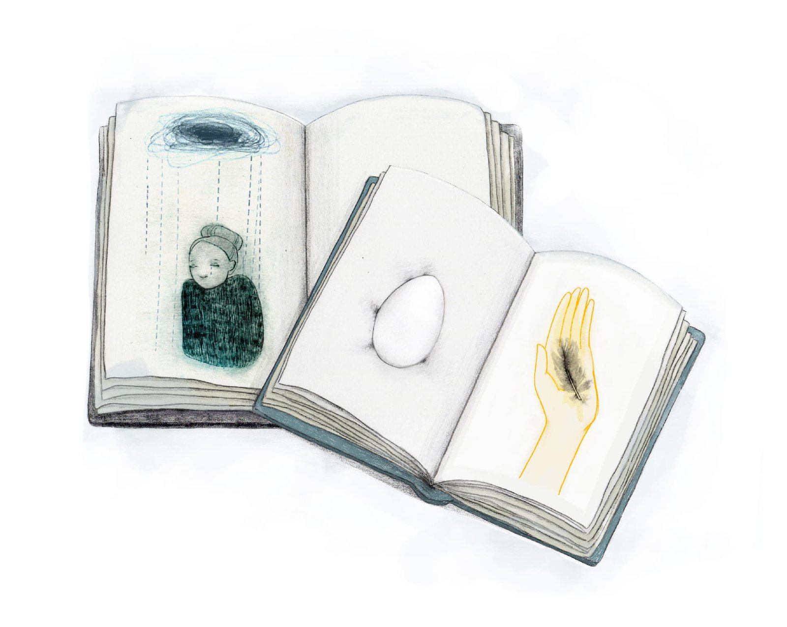boeken over rouw - Rouwprocessen_De talen van rouw_illustratie_vprogids_irma van osch boeken en poezie boeken over rouw - Rouwprocessen_De talen van rouw_illustratie_vprogids_irma van osch boeken en poezie