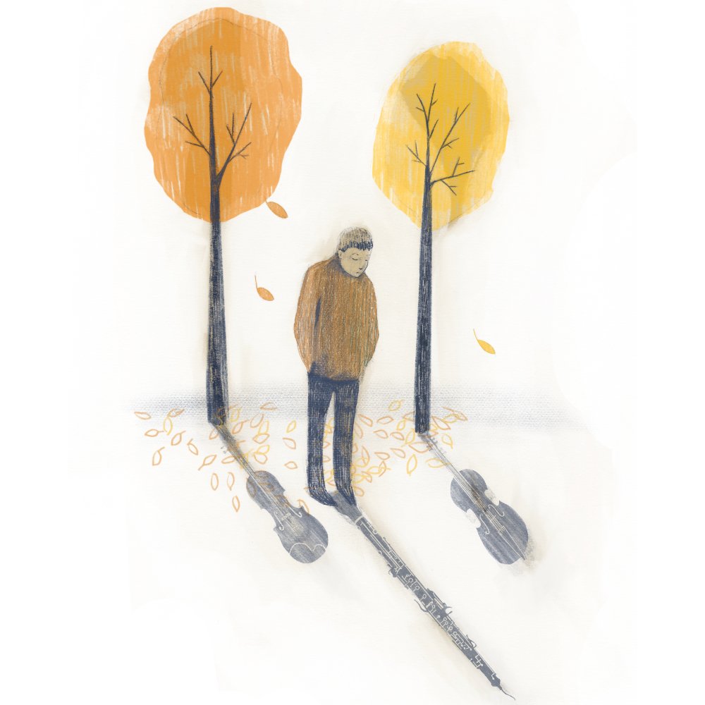 11 De althobo is een herfsttype symfonie in D Cesar Franck illustratie VPROgids