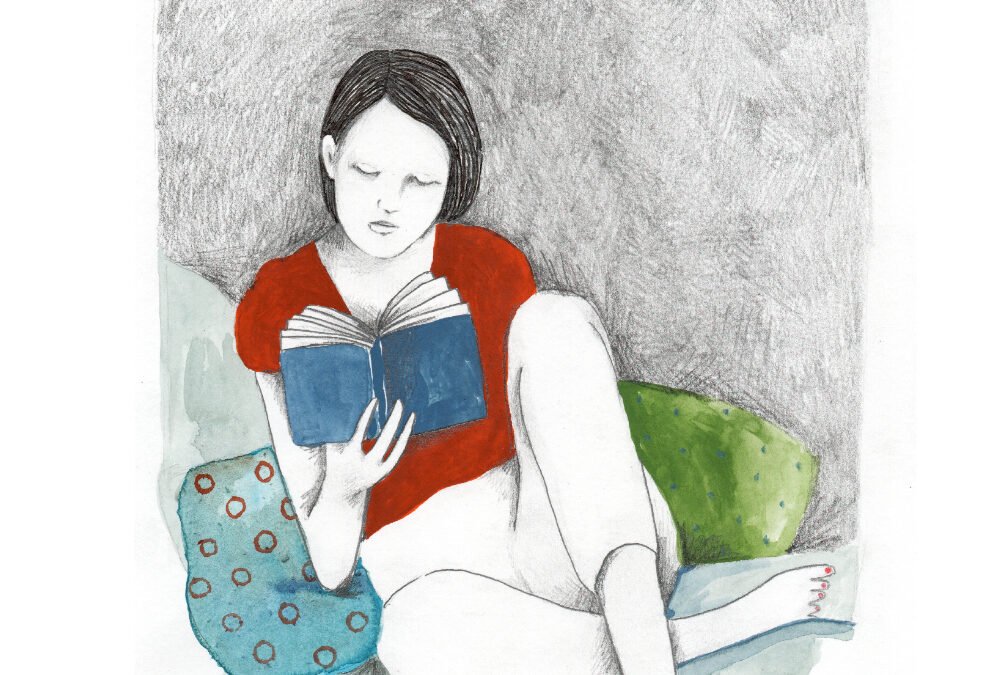 13 lezen illustratie eigen werk boeken en poezie irma van osch