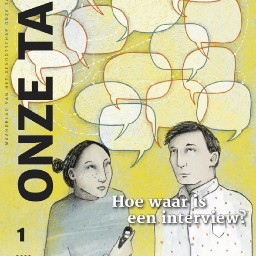 22 Interview illustratie onze taal